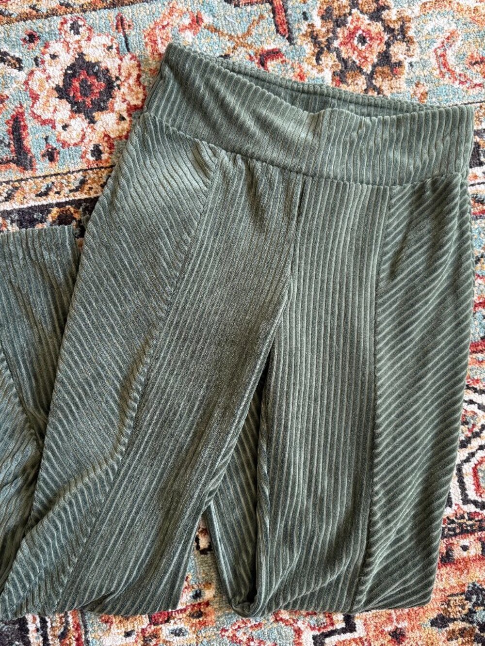 Velvet Flare Pants